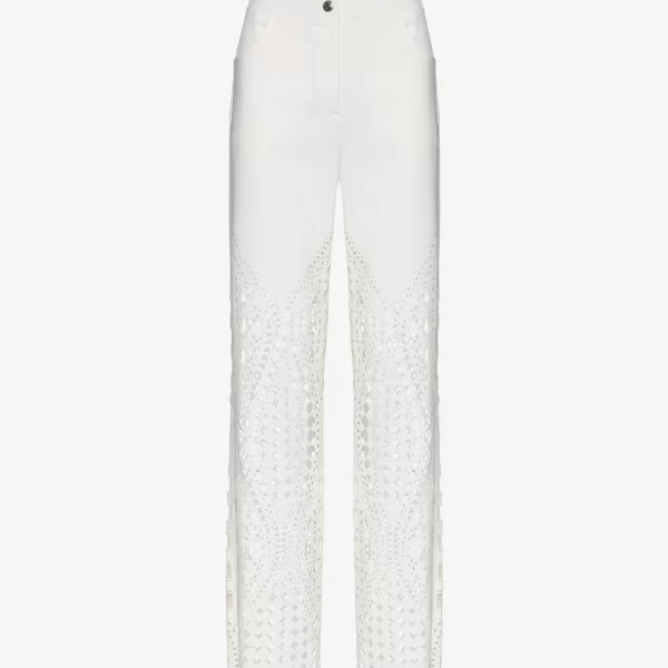 Straight Line Pants in White
