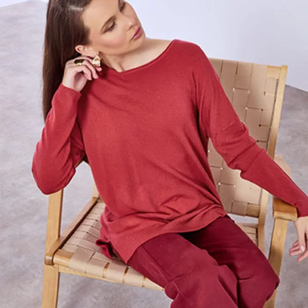 Πουλόβερ με γυριστή λαιμόκοψη SQ1042.4322+3