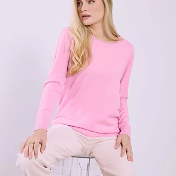 Πουλόβερ με γυριστή λαιμόκοψη SQ1738.4965+8