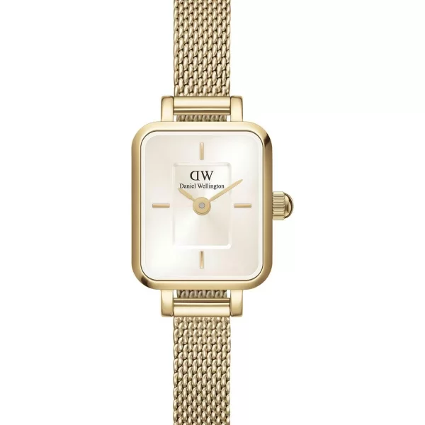 DANIEL WELLINGTON Quadro Mini Evergold - DW00100656, Gold case with Stainless Steel Bracelet