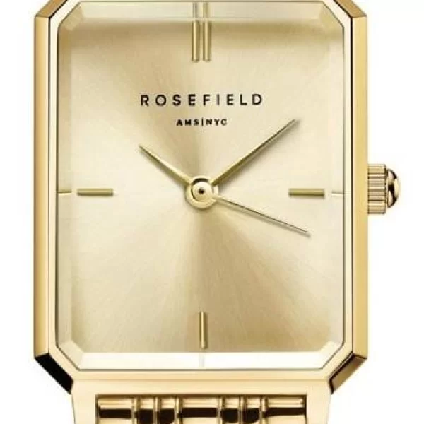 ROSEFIELD The Octagon XS - OCGSG-O82 Gold case with Stainless Steel Bracelet