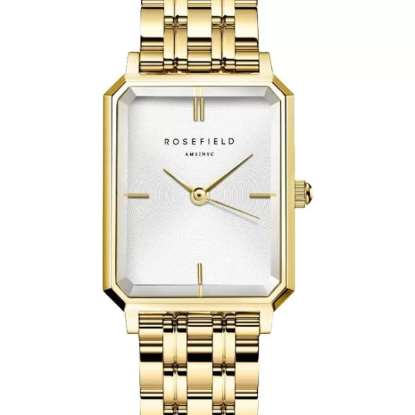 ROSEFIELD The Octagon XS - OWGSG-O60 Gold case with Stainless Steel Bracelet