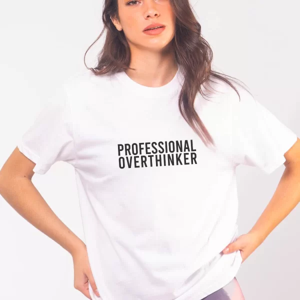 C896 | Professional Overthinker Άσπρο C896