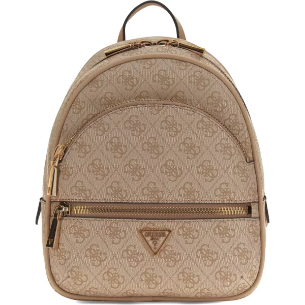 Guess μπεζ latte mini backpack MANHATTAN