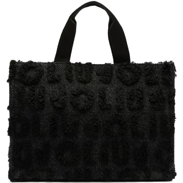 LIU JO μαύρη shopping bag 2F5027 LOGO