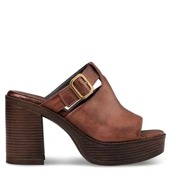 PLATFORM HEEL MULE