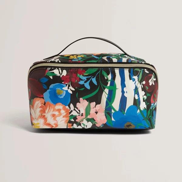 TED BAKER BOUSINA Bouquet Printed Zipped Washbag 284125-multicol Multi