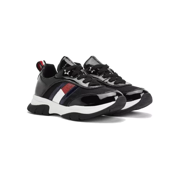 Tommy Hilfiger Παιδικά Sneakers Ανατομικά για Κορίτσι Μαύρα T3A4-31179-1022999