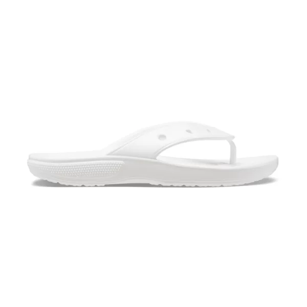 Crocs Classic Flip Ανδρικά Flip Flops Λευκά 207713-100