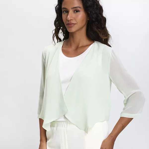 Γυναικείο Κοντό Ζακετάκι με 3/4 Μανίκι Regular Fit