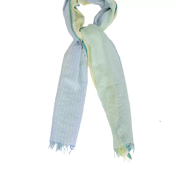 Γυναικείο Φουλάρι με Ριγέ Σχέδιο σε Εμπριμέ