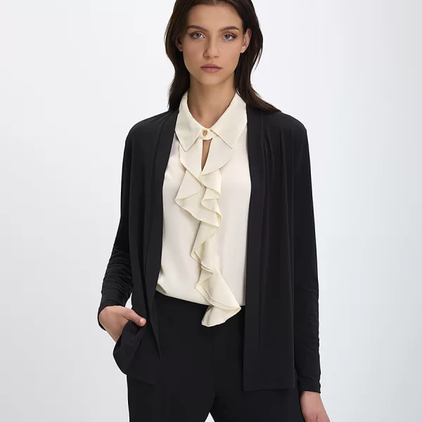 Laura Biagiotti Γυναικεία Ζακέτα σε Στρας σε Μαύρο