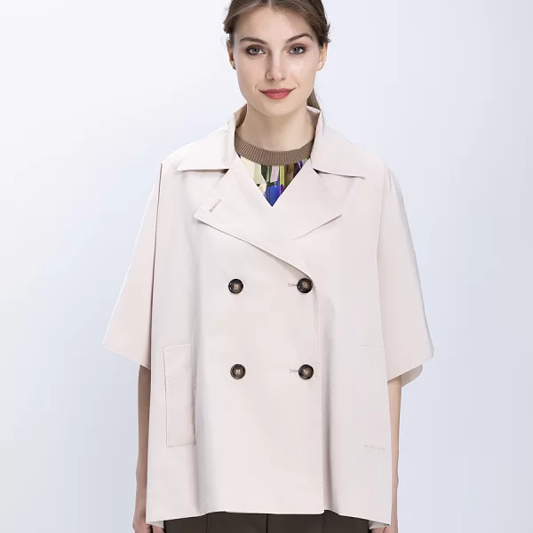 Cinzia Rocca Γυναικείο Τζάκετ Κοντομάνικο Διπλόκουμπο Regular Fit