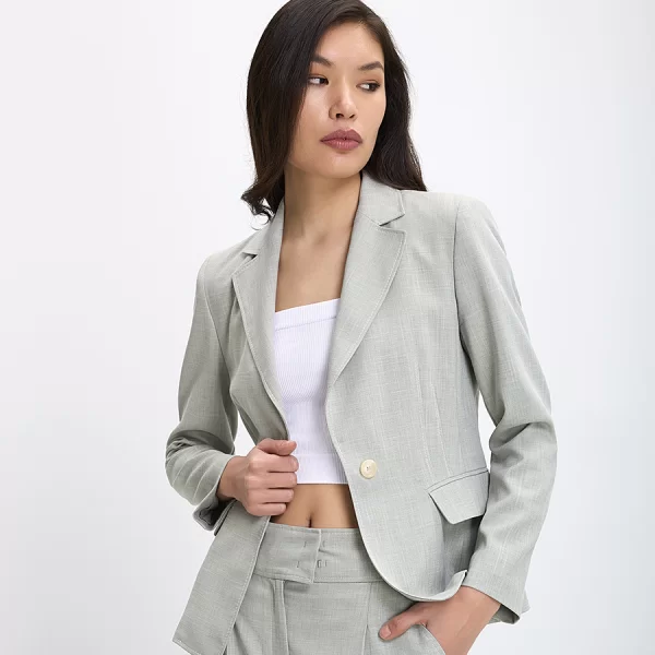 Penny Black Γυναικείο Μεσάτο Σακάκι με Κουμπί και Πλαϊνές Τσέπες σε Πράσινο