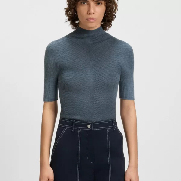 Boss Γυναικείο Πουλόβερ Regular Fit Μερινό Μαλλί