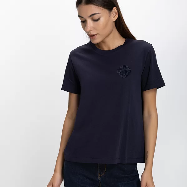 GANT Γυναικείο T-shirt Regular Fit Με Κεντημένο Λογότυπο