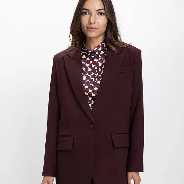 Anonyme Γυναικείο Σακάκι Regular Fit Με Ένα Κούμπωμα