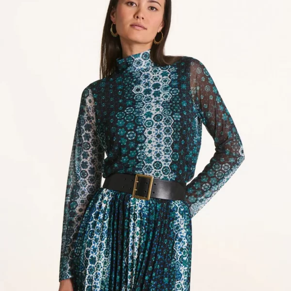 La Fee Maraboutee Γυναικείο Τοπ Με Γεωμετρικό Print