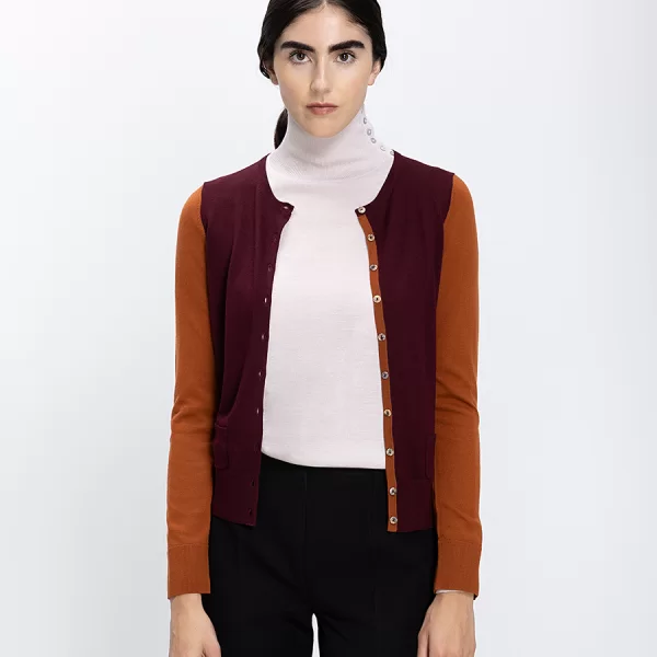 Maliparmi Γυναικεία Πλεκτή Ζακέτα Μάλλινη Regular Fit