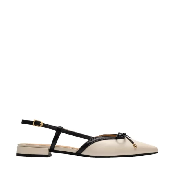 Γυναικείες μπαλαρίνες Clarks Sensa15 Bow 26186115 μπεζ δέρμα