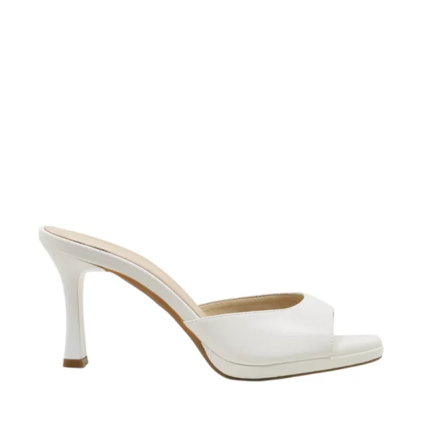 Γυναικεία mules Ragazza 0998 λευκό δέρμα