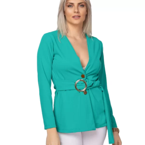 Σακάκι Με Ζώνη Βεραμάν