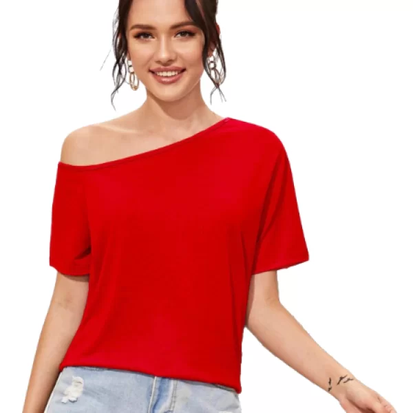 Basic Μακό Μπλούζα Κόκκινη