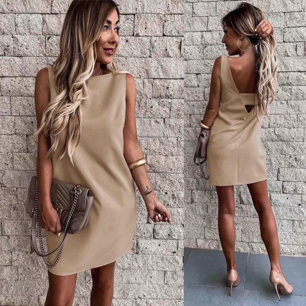 Φόρεμα Mini Violet Μπέζ