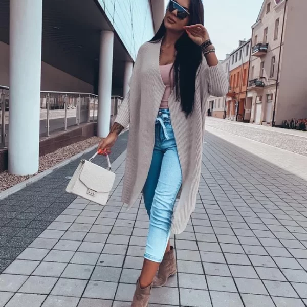 Ζακέτα Με Ιδιαίτερο Γιακά Μπέζ