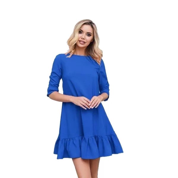 Φόρεμα με Βολάν στο Τελείωμα Ρουα