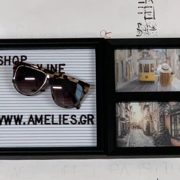 Stefania Glasses Γκρι Ταρταρούγα