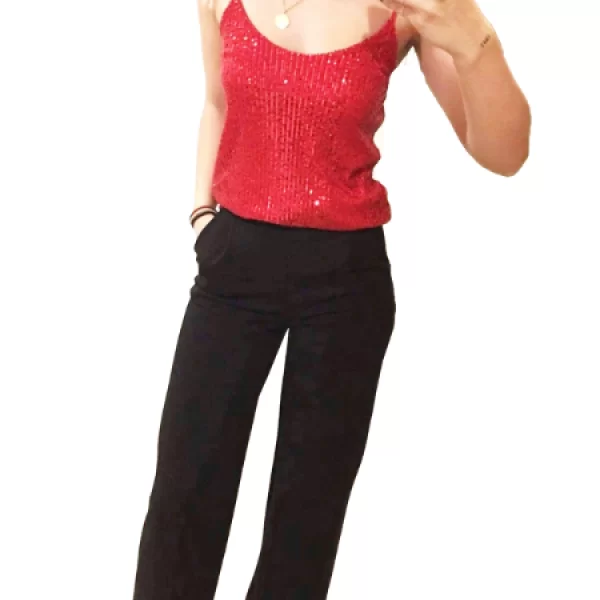 Παντελόνα Καμπάνα Μαύρη