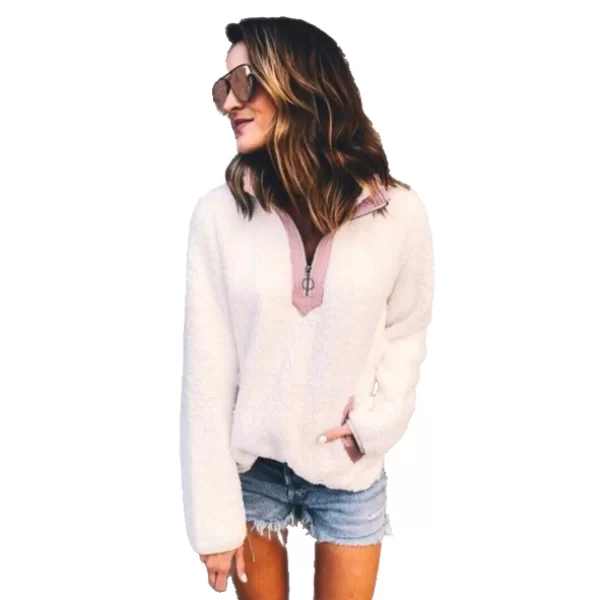 Fluffy Μπλούζα Λευκή