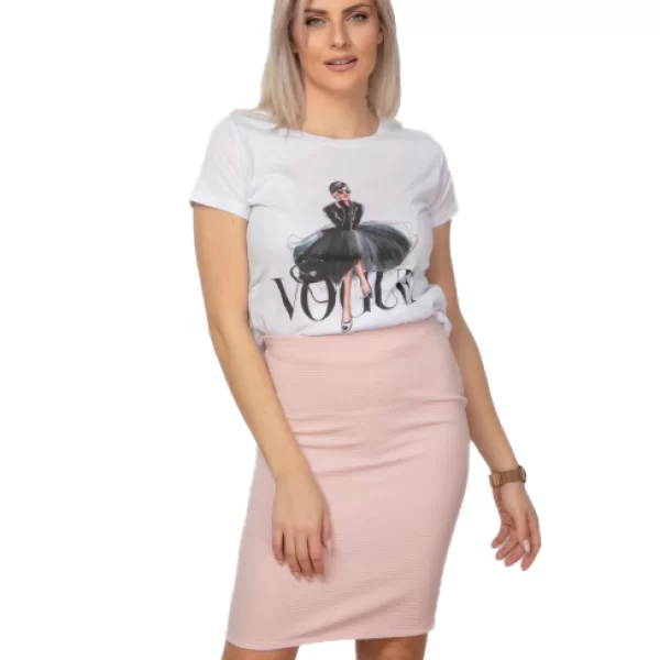 T-shirt Με Στάμπα