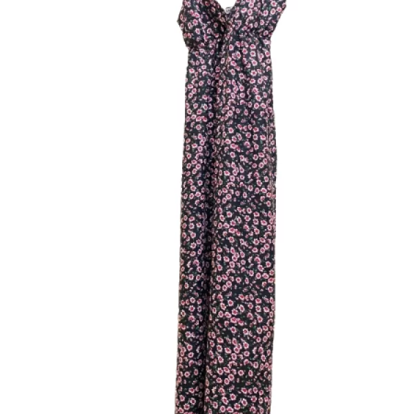 Maxi Φόρεμα Τιραντέ Μαύρο