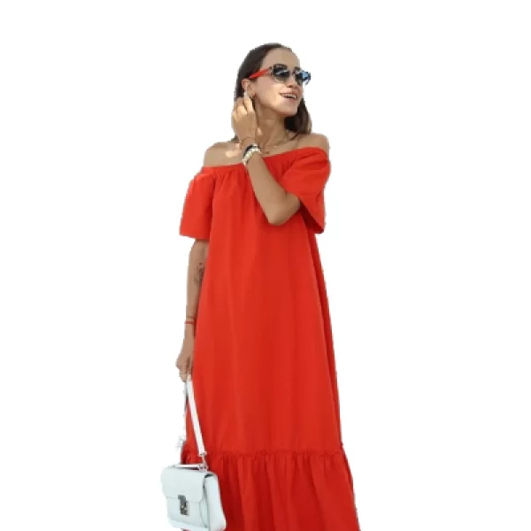 Φόρεμα Χαμόγελο Κόκκινο