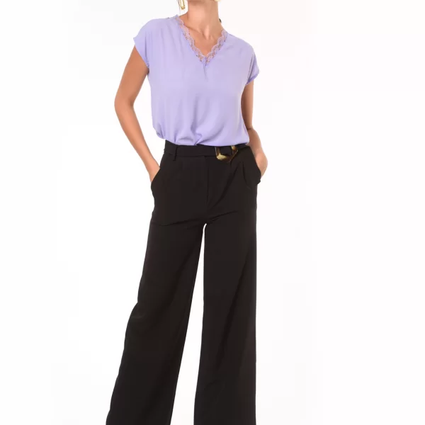 Παντελόνι Καμπάνα Μαύρο