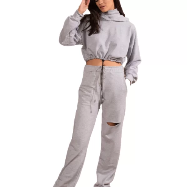 Σέτ Φόρμας Παντελόνι Μπλόυζα Millie Γκρί