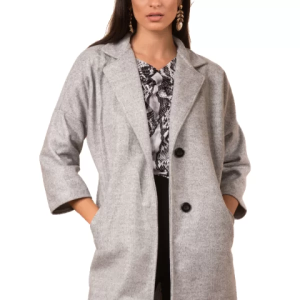 Πανωφόρι Bess Γκρί