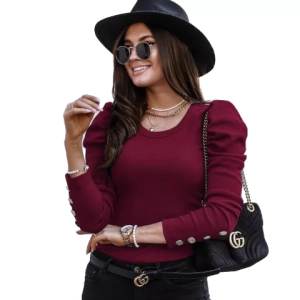 Μπλούζα Madison Μπορντώ