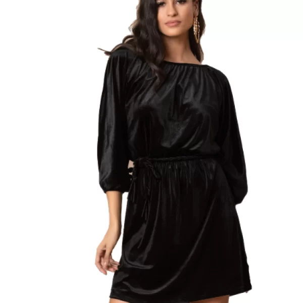 Φόρεμα Βελούδο Jose Μαύρο