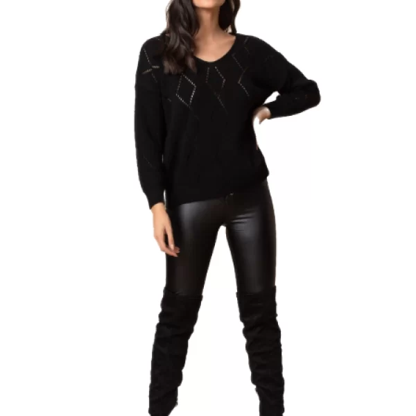 Πλεκτή Μπλούζα Everett Μαύρη