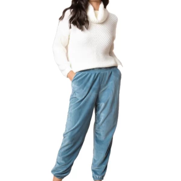 Παντελόνι Βελούδινο Elaine Γαλάζιο