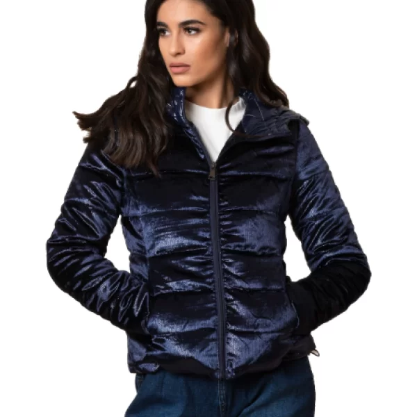 Μπουφάν Sasha Μπλέ