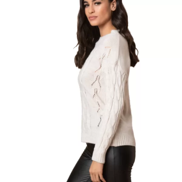 Πλεκτή Μπλούζα Jace Μπέζ