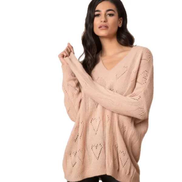 Πλεκτή Μπλούζα Maren Ροζ