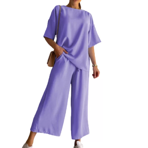 Σετ Ζιπκιλότ Μπλούζα Rain Λιλά