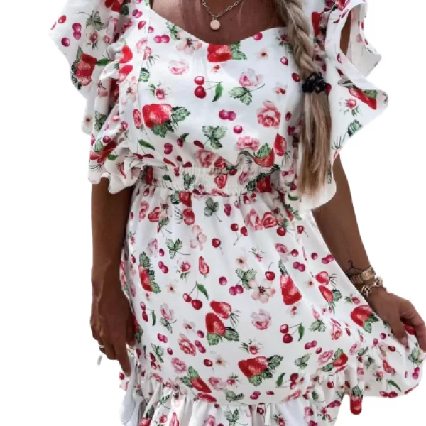 Φόρεμα Tulip Λευκό