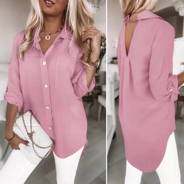 Πουκαμίσα Lennon Ρόζ