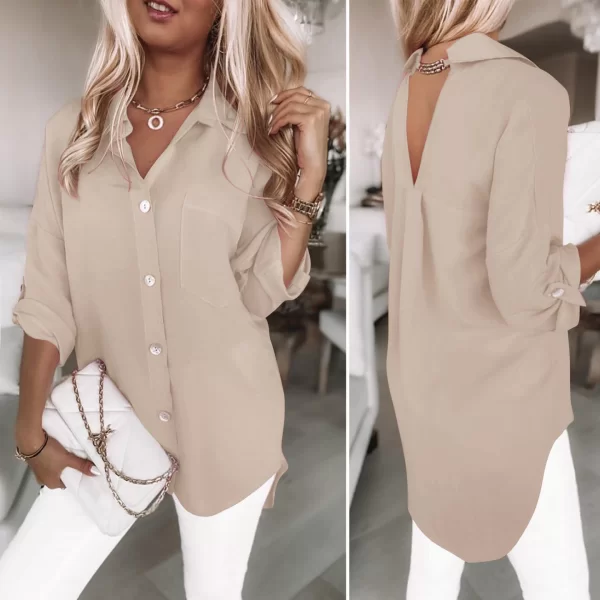 Πουκαμίσα Lennon Μπέζ